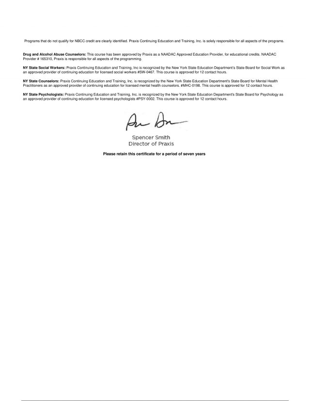 Dr. Beeker _ ACT for Anxiety Disorders _ CE Certificate for ACT for Anxiety Disorders _ Praxis Continuing Education and Training_2